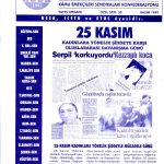 KESK 25 Kasım brosürü- 1999